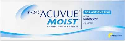 Vistakon Acuvue Moist 1 Day for Astigmatism 30pk