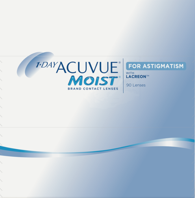 Vistakon Acuvue Moist 1 Day for Astigmatism 90pk 