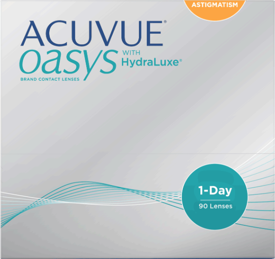 Vistakon Acuvue Oasys 1 Day for Astigmatism w/ Hydraluxe 90pk