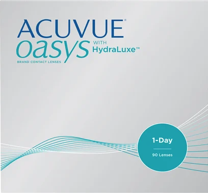 Vistakon Acuvue Oasys 1 Day w/ Hydraluxe 90pk 